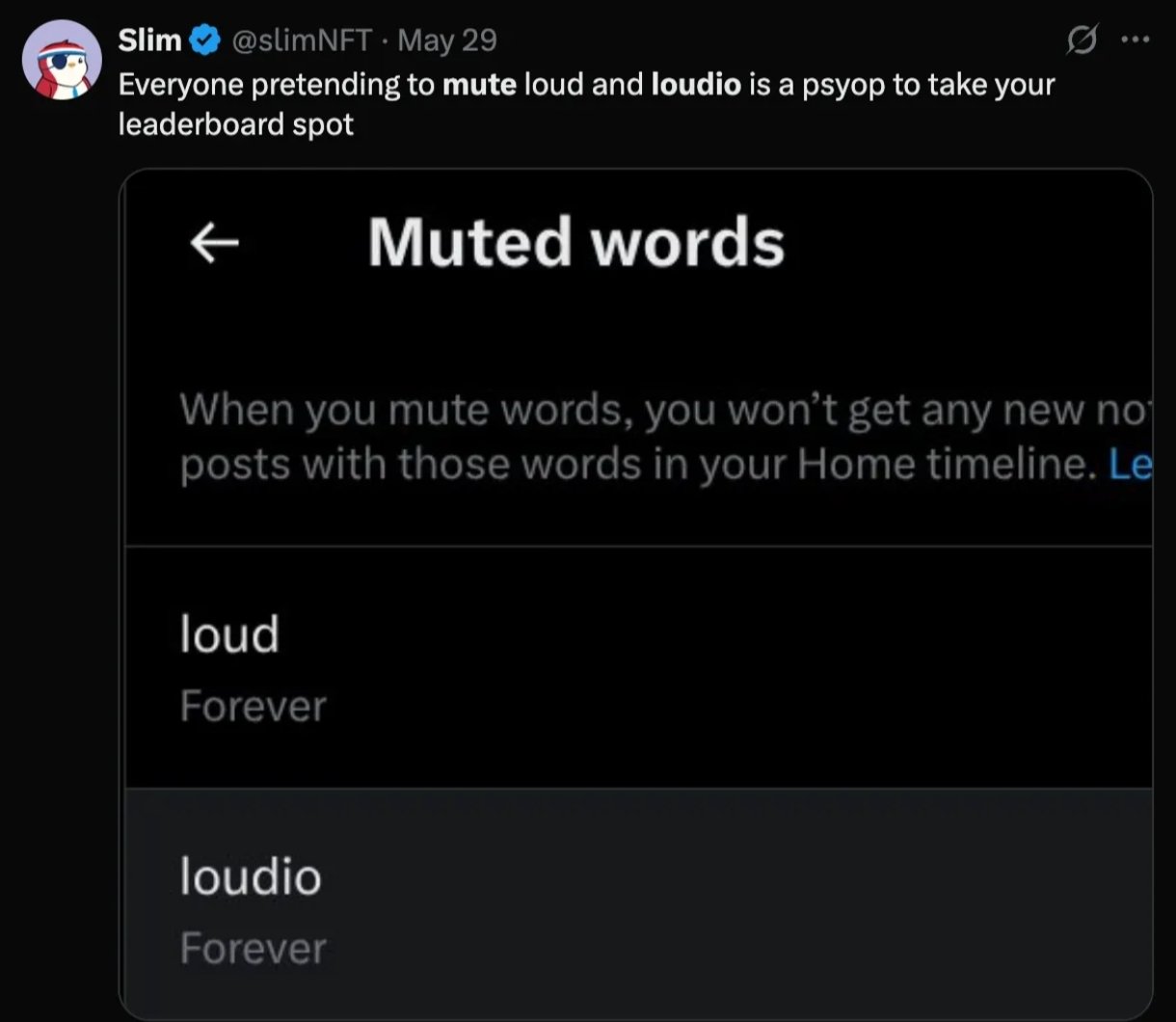 Muted words