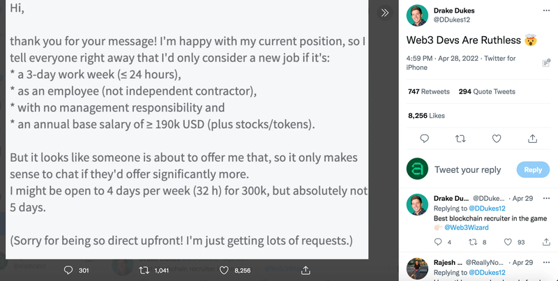 Twitter chat about recruiting