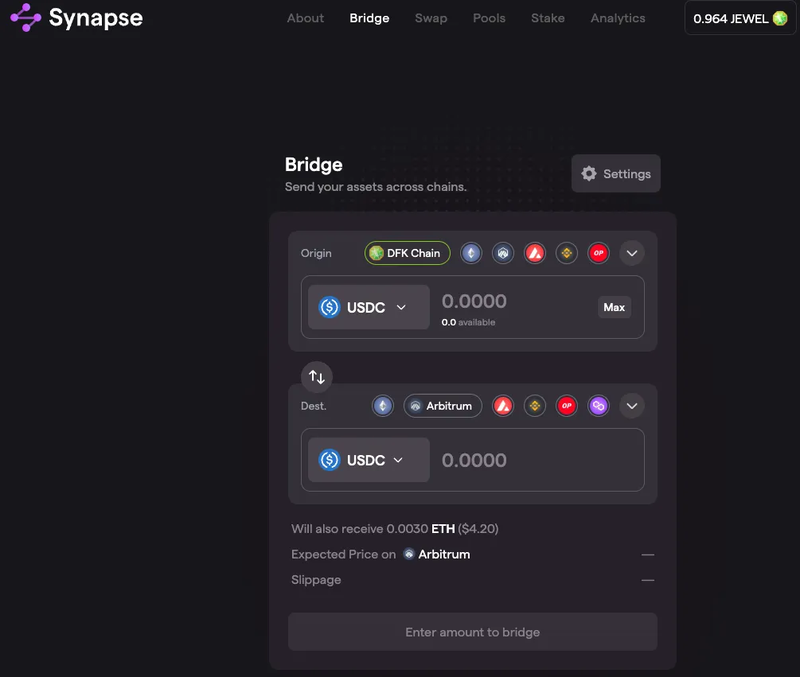 Synapse bridge interface