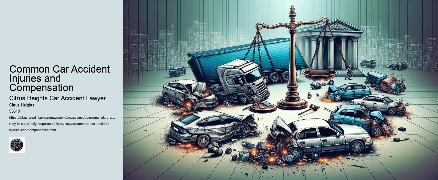 Common Car Accident Injuries and Compensation