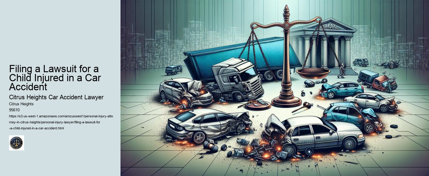 Filing a Lawsuit for a Child Injured in a Car Accident