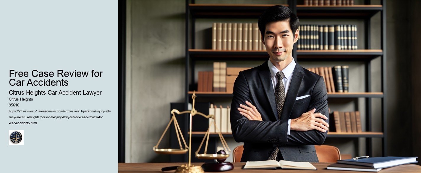 Free Case Review for Car Accidents