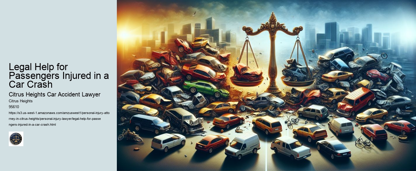 Legal Help for Passengers Injured in a Car Crash