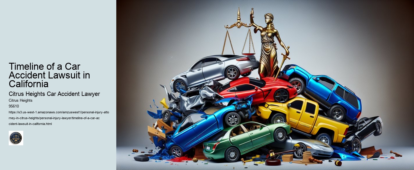 Timeline of a Car Accident Lawsuit in California