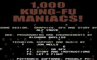 1,000 Kung-Fu Maniacs!