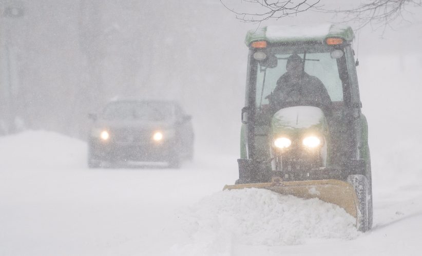 Snow Storm in Quebec