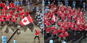 Canada’s Paralympian team enters the Olympic Stadium in Rio