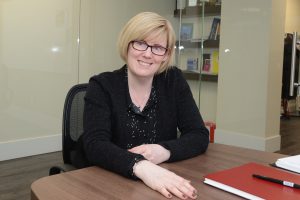 Carla Qualtrough, photographed in her constituency office. Photo:Ray Hudson 