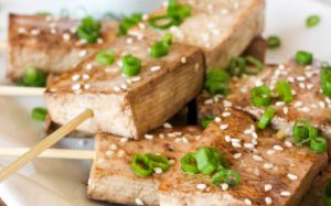 Tofu skewers