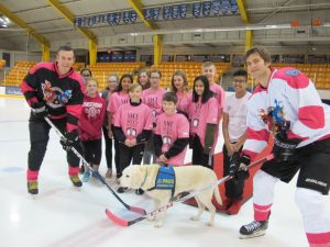 Delta Police and Delta fire ready to battle it out in support of Pink Shirt Day.