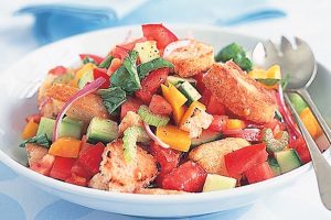 Panzanella Salad with Tomatoes