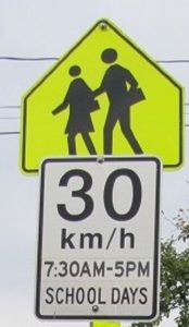 School Zone sign