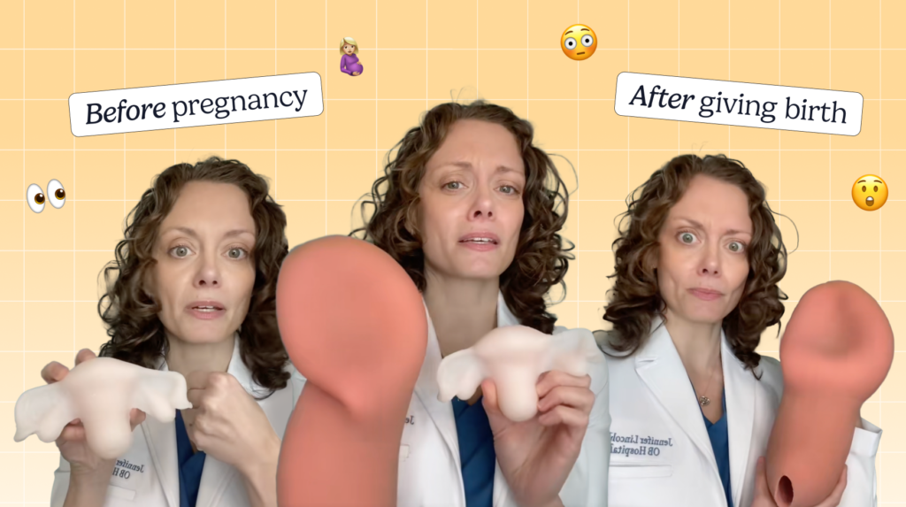 Dr. Jennifer Lincoln TikTok about getting the pre-pregnancy body back