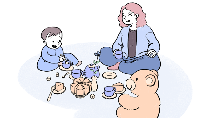 Tea party with toddlers 