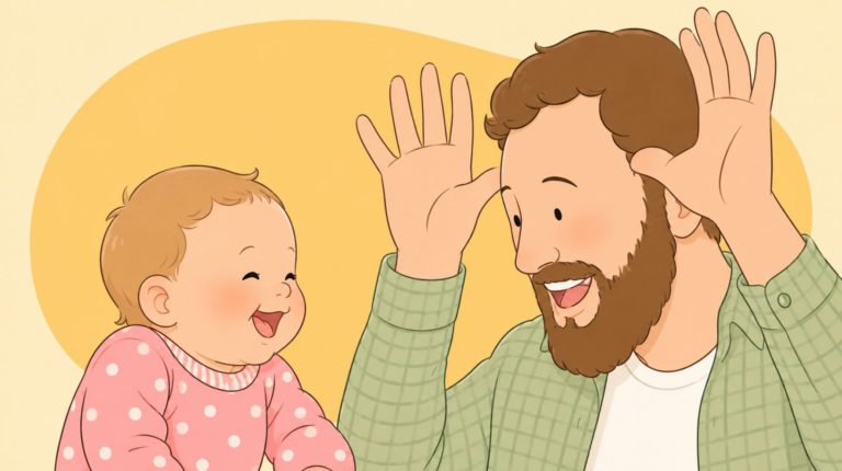 When do babies start laughing