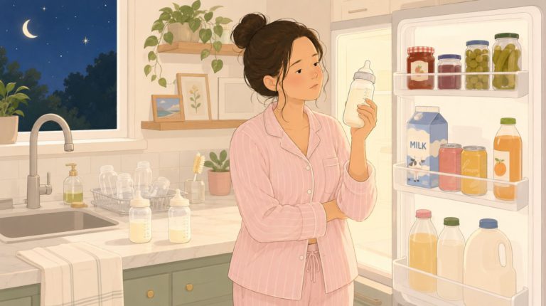 A new mother is wondering if her frozen breast milk is safe to give to her baby