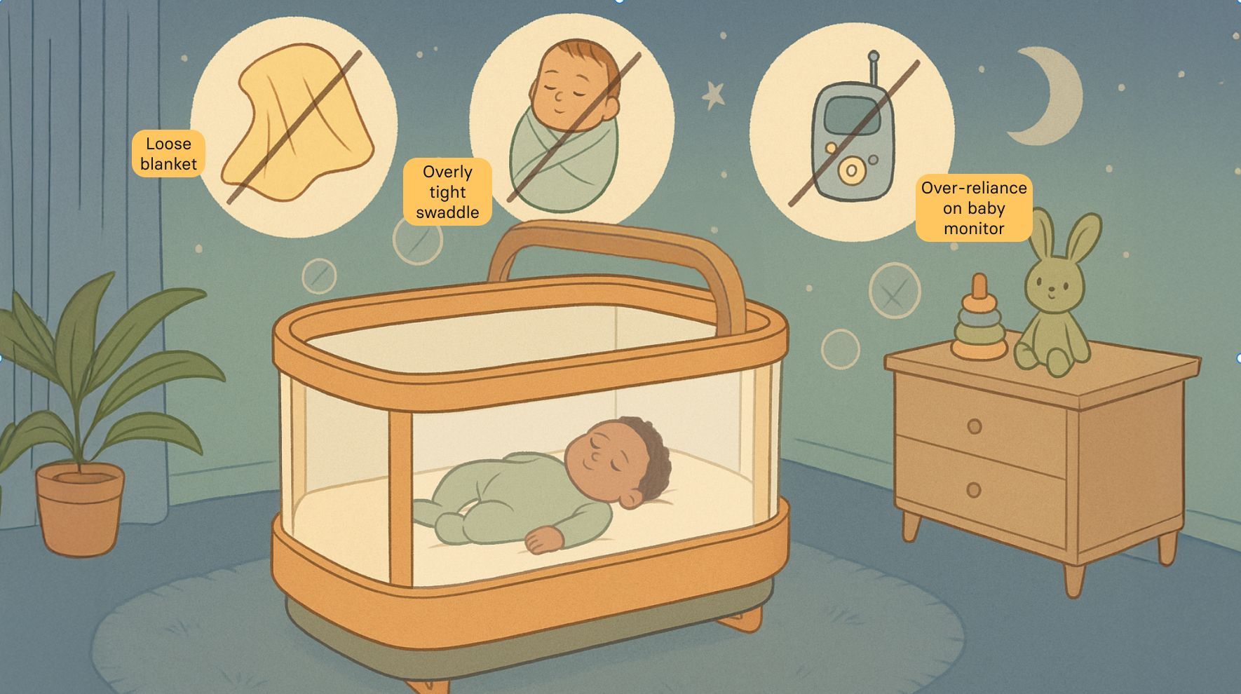 Baby safety month: 5 myths parents still believe about sleep, swaddling, and monitors