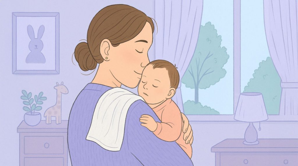 silent reflux baby mum