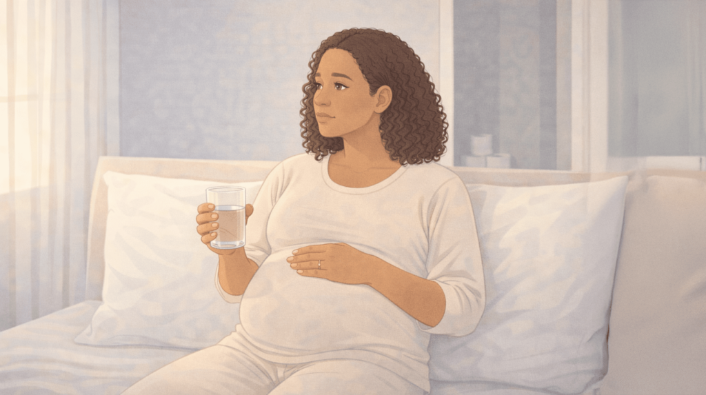 pregnant woman with constipation