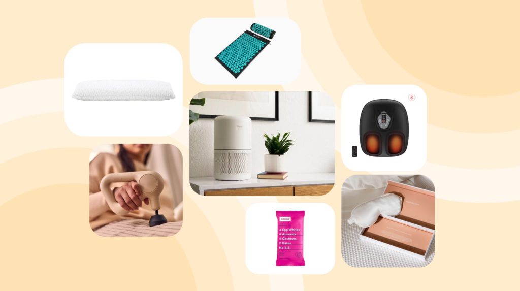 A collage of best gifts for new moms for Mother's Day