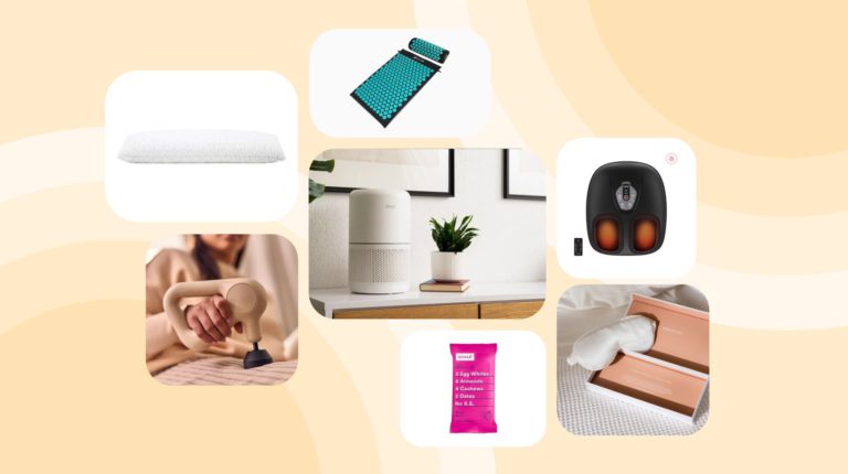 A collage of best gifts for new moms for Mother's Day