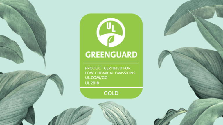 Greenguard Gold certification logo issued by UL