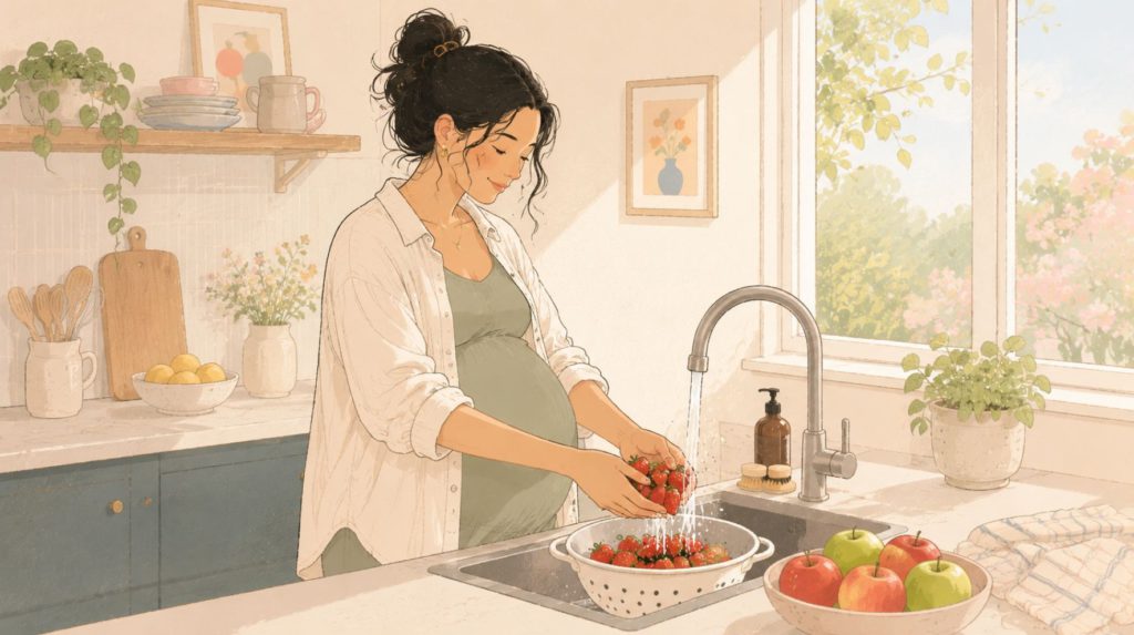 The dirty dozen , washing veggies and fruits