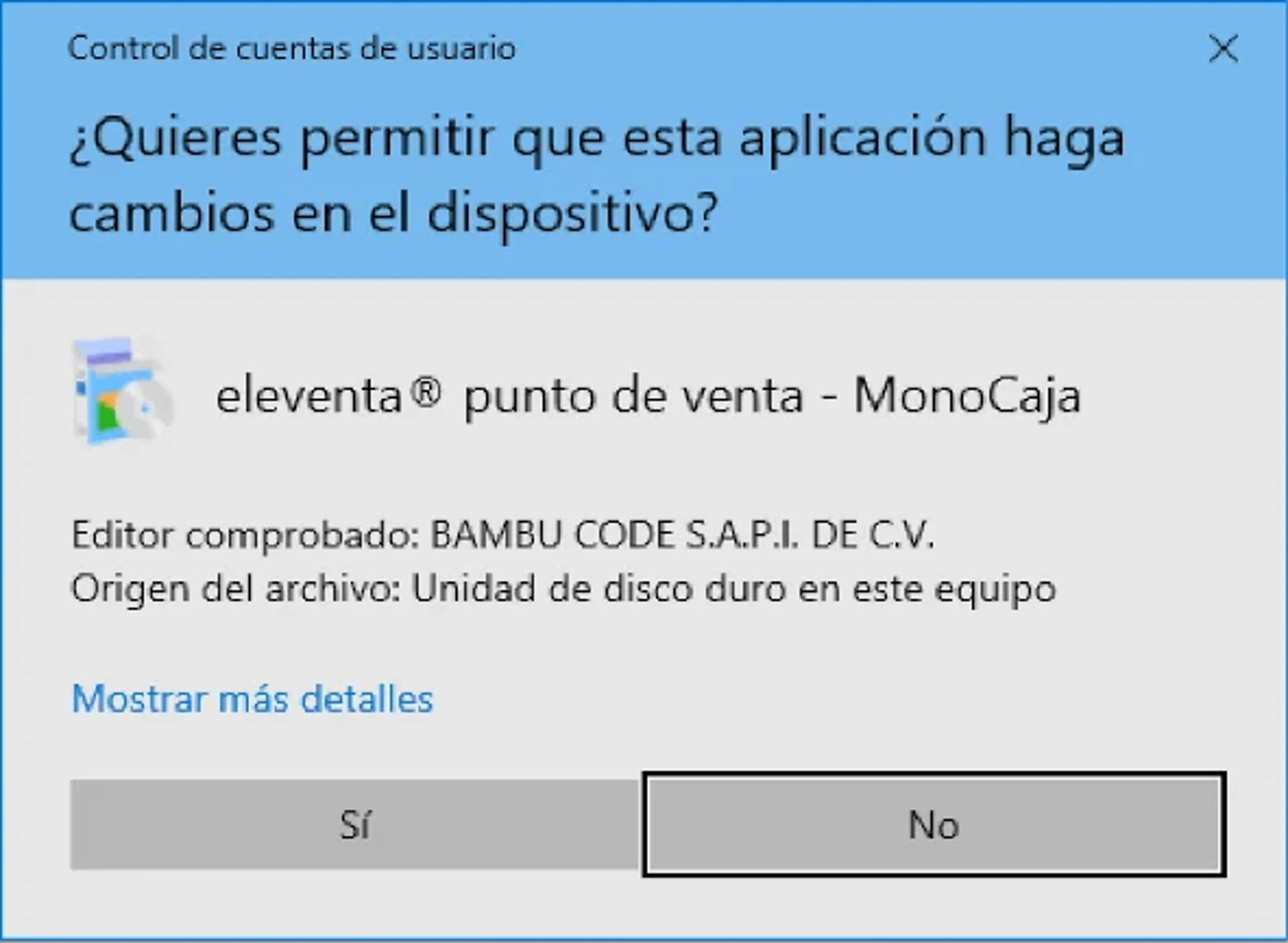 Control de cuentas de usuario