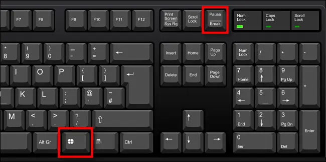 Windows + Pause