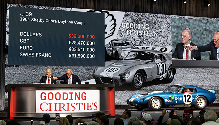 $42.9 Million Shelby Cobra Daytona Coupe Becomes the Most Valuable American Car Ever Sold