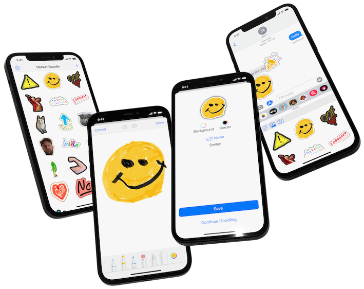 Former Apple Employee Launches New iOS App - Sticker Doodle Image