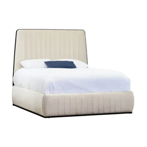 London 1285 shown in Pebblestond Finish with Cream Velvet Performance Fabric.