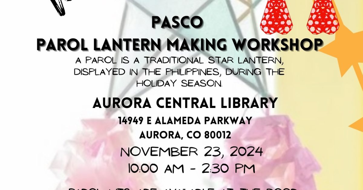 PASCO Parol Lantern Making Visit Aurora