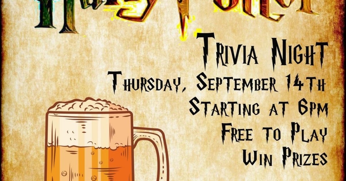 Harry Potter Trivia & Butter Beer Release Visit Aurora