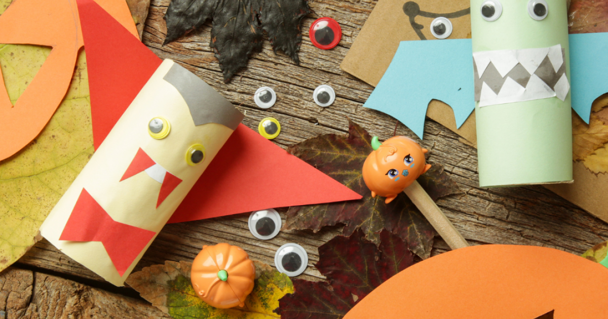 Kids Craft Pom Pom Pumpkins at Iliff Square Library Visit Aurora