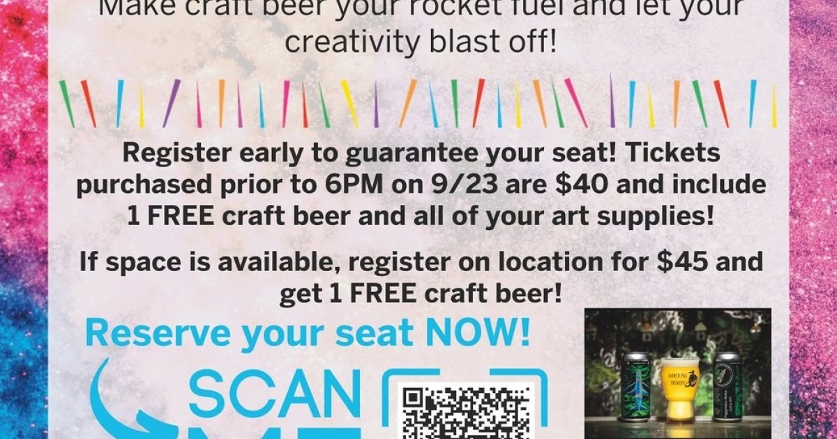 Brews & Brushes with Launch Pad Brewery Visit Aurora