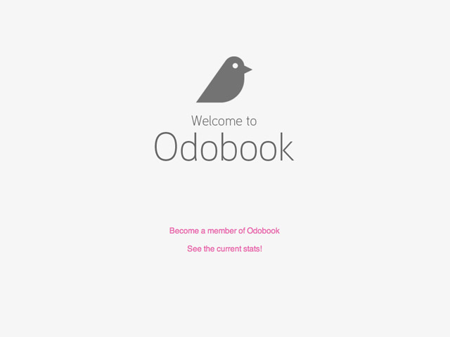 welcome to Odobook