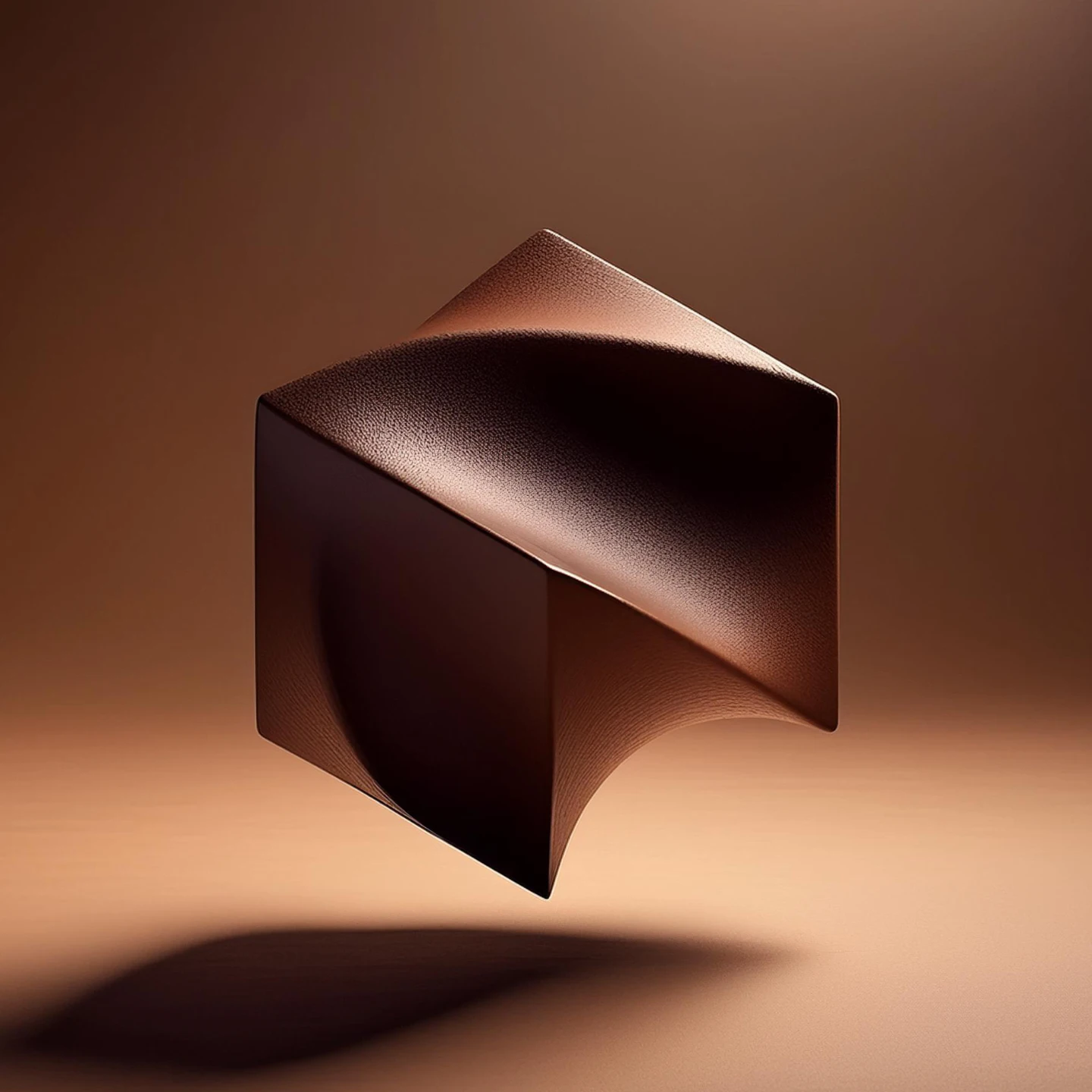 block twist rendered with an alternate material