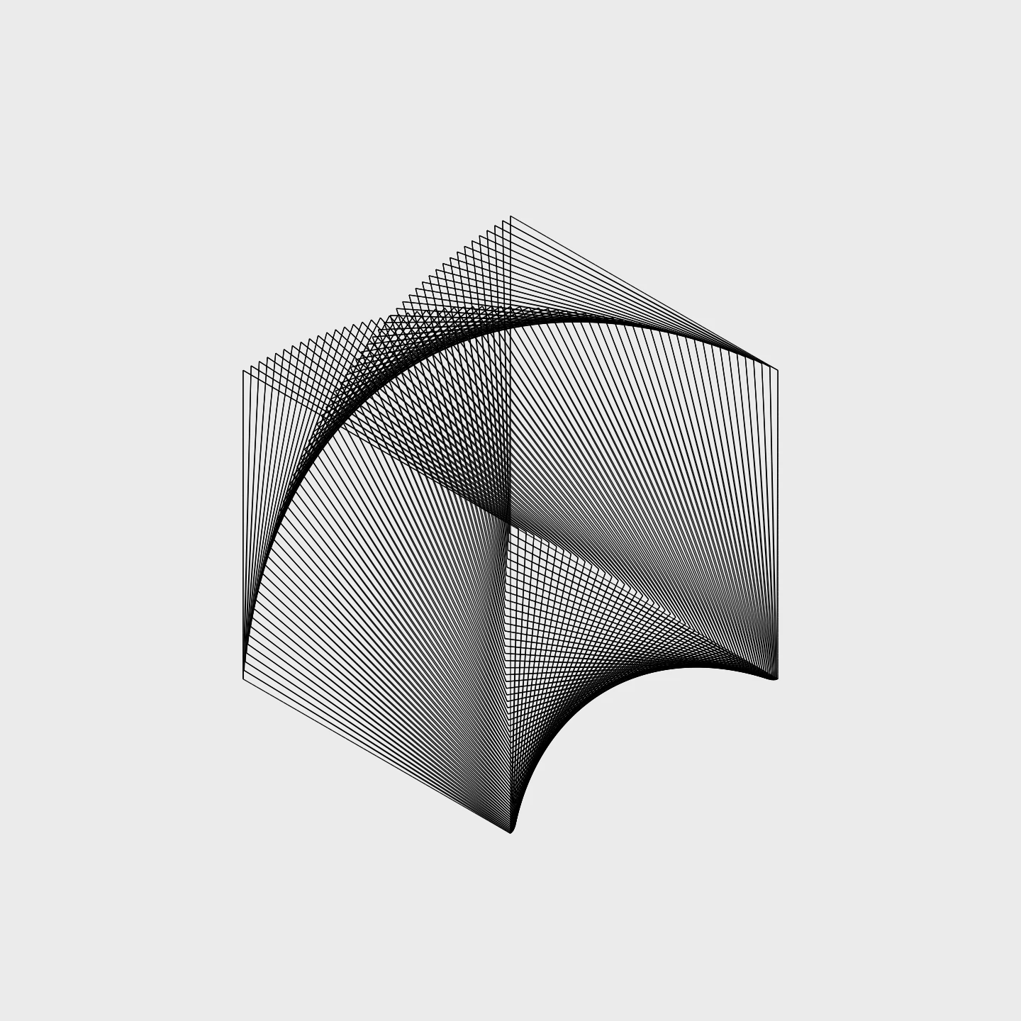block twist rendered with an alternate material