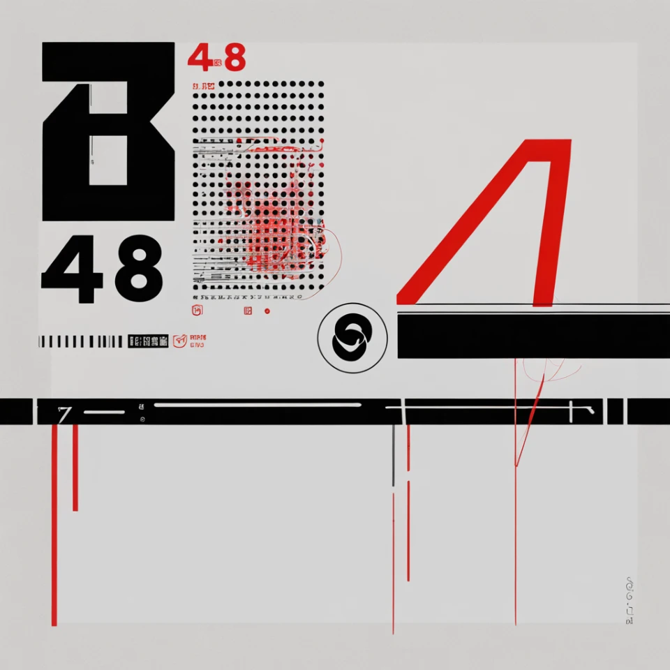 ai image gen graphic design in swiss grit style
