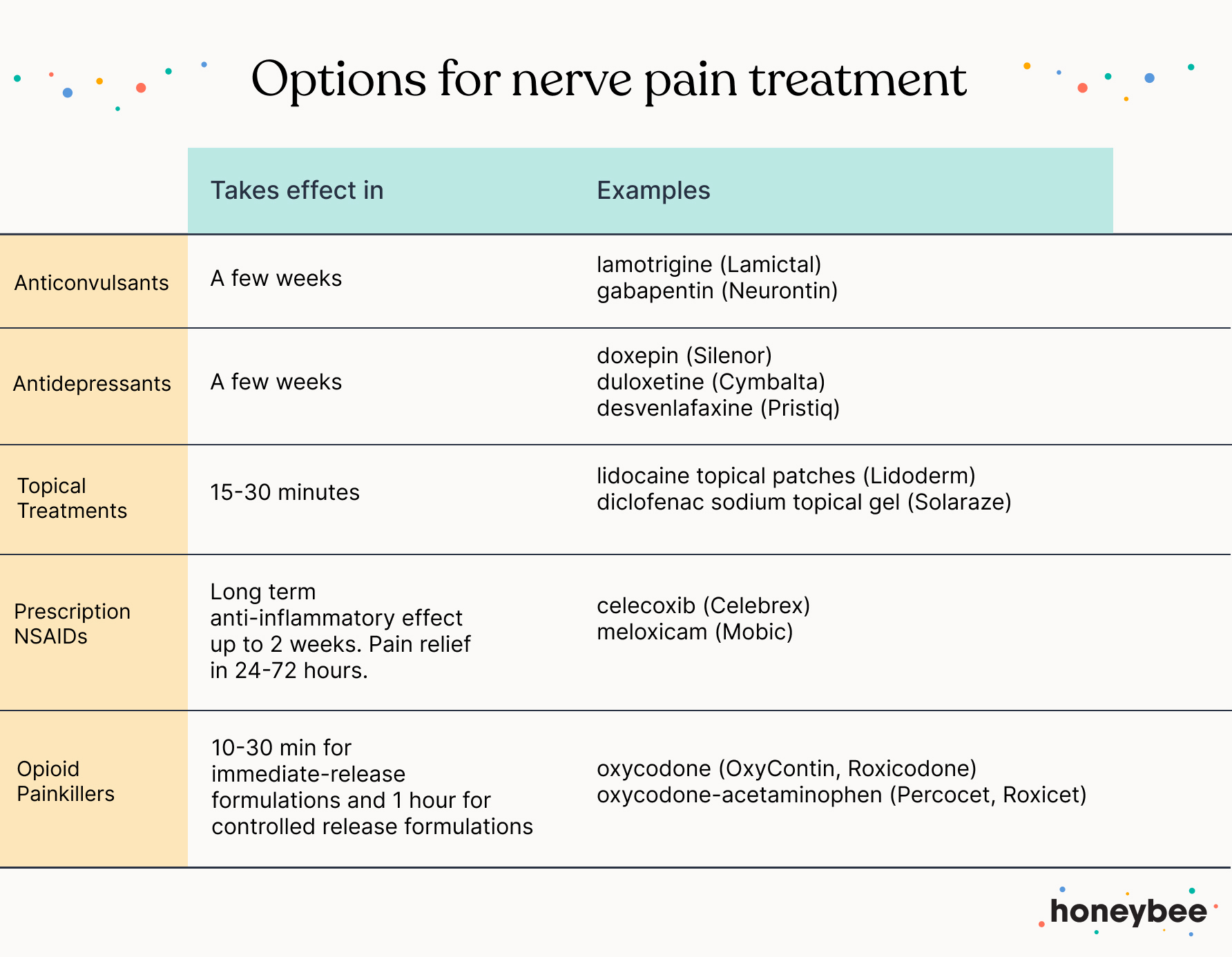 Nerve Pain Options 101 It can be a pain to choose The Honeybee