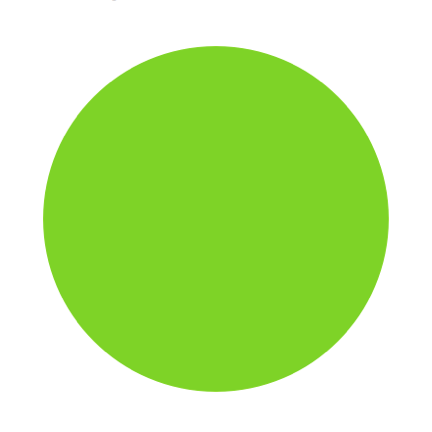 non-zero winding with identical path directions produces a solid colored circle