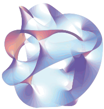 Calabi-Yau manifold cross section