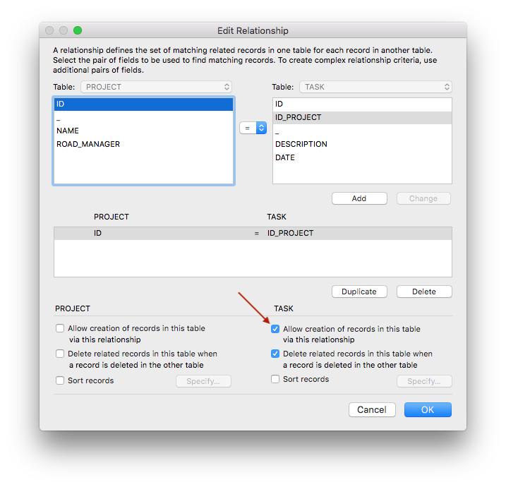 Edit Relationship - Allow record creation