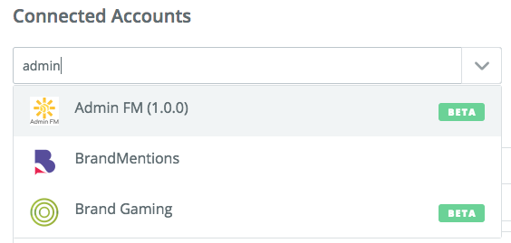 connected Accounts in Zapier