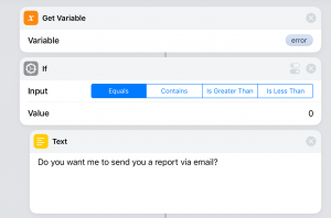 Do you want me to send you a report via email?