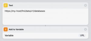 FileMaker shortcuts step 1