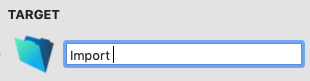 convert - Target - import