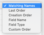 mapping Matching Names