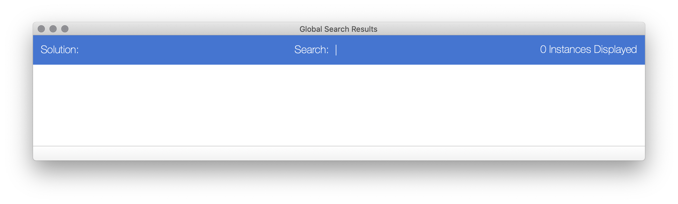 InspectorPro 7 Global Search Results